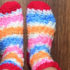 Háčkované dámske ponožky