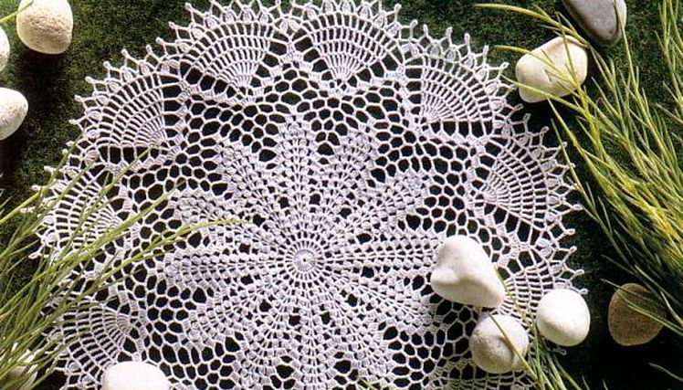 hackovana decka Emily crochet doily pattern